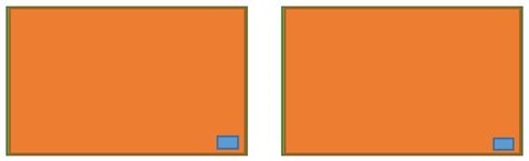 2 blocks - counters at end