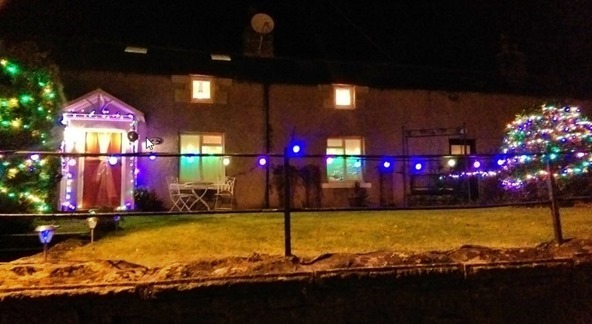 Christmas in Bellingham  - front of our house