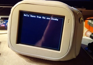 Resurrected Chumby using 4D Systems display