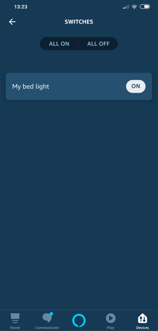 Alexa App and Sonoff