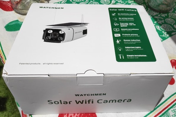 Boxed "Watchmen" Solar Camera