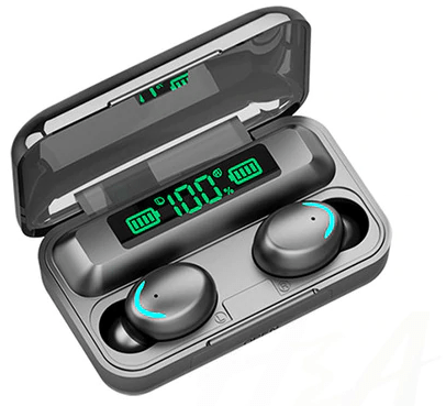 earbuds and large charger