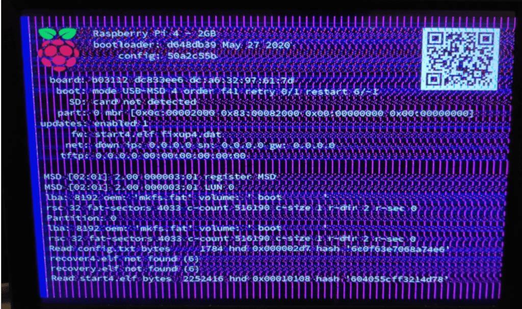 Latest Raspberry Pi4 attempts at 