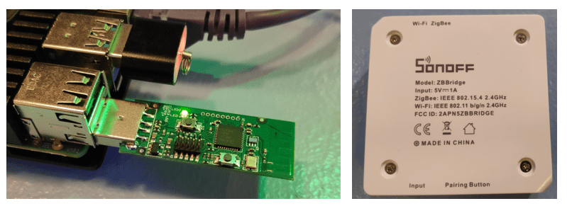 Sonoff Zigbee Bridge and the Itead pre-programmed dongle