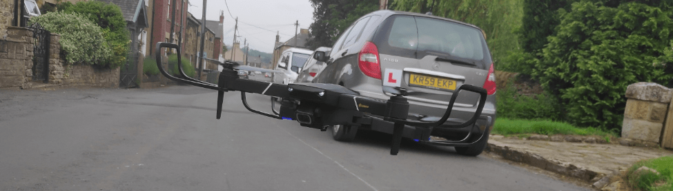 First cowardly attempt at flying the E520S drone