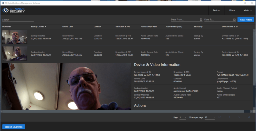 PC Software for the RX3