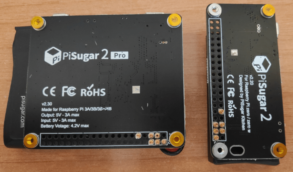 {iSugar 2 Pro and PiSugar 2