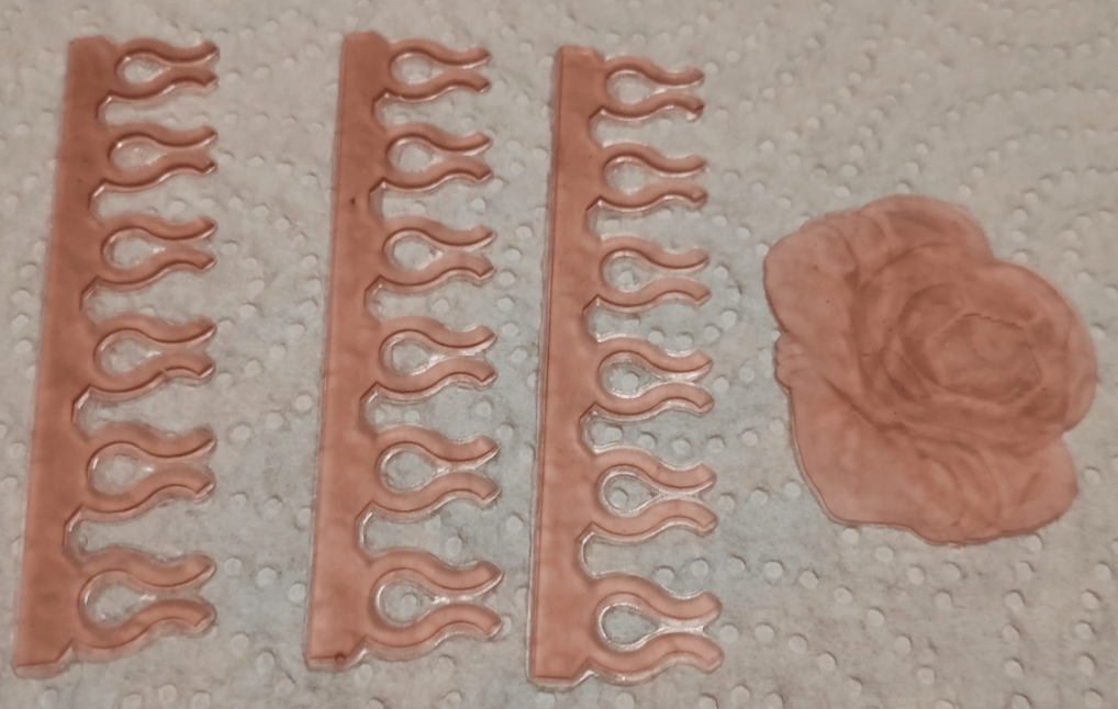 1mm thick result - wrong thickness, wrong place.