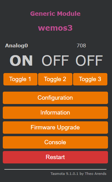 Tasmota 9.1.0.1 and Halloween webui theme