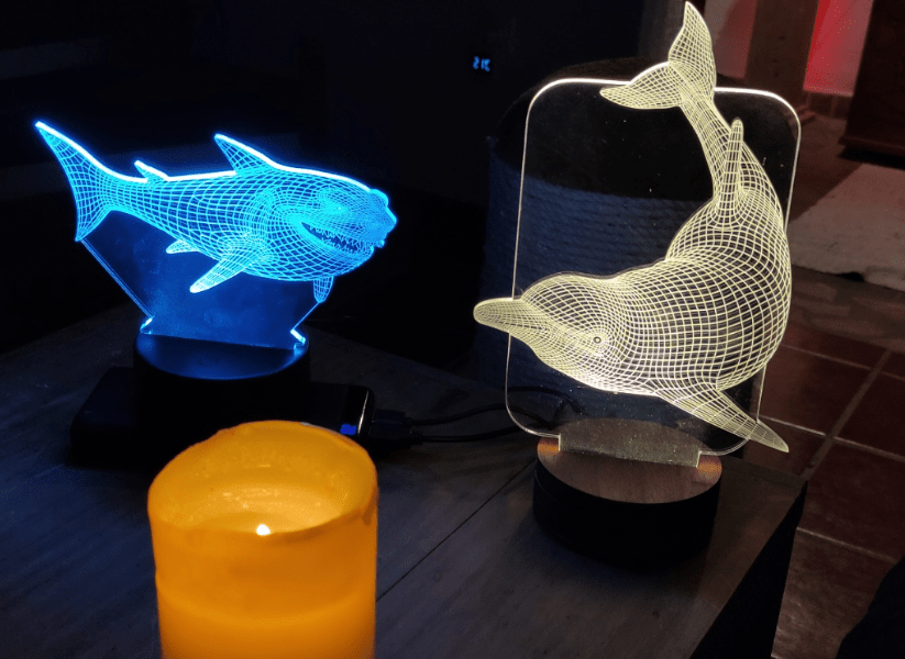 RGB USB 3D Shark from Banggood
