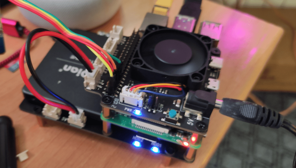 RPi4 with dual SATA and Power controller