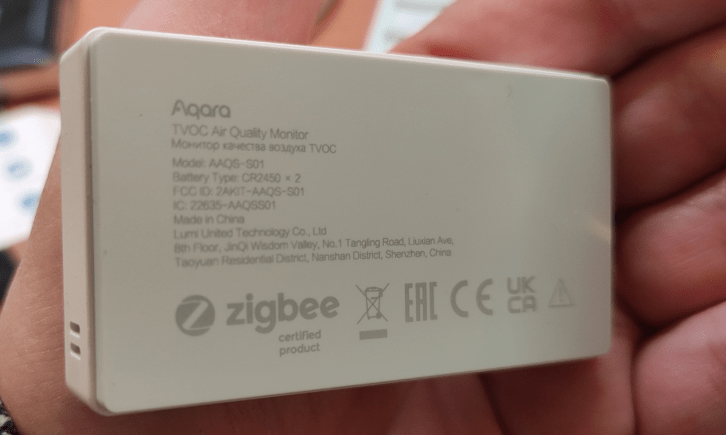 Aqara TVOC Air Quality Monitor