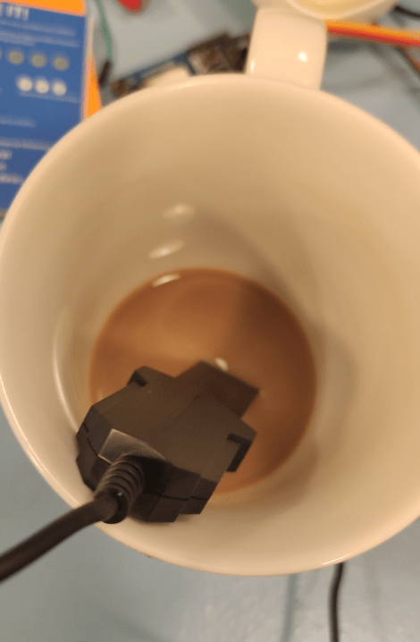 quick moisture test for the Sonoff MS01 sensor