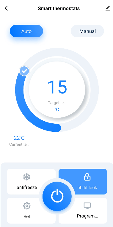 ME160H on the Tuya Smart APP