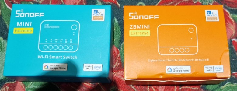 Sonoff ZBMini Extreme and the WiFi equivalent Mini Extreme