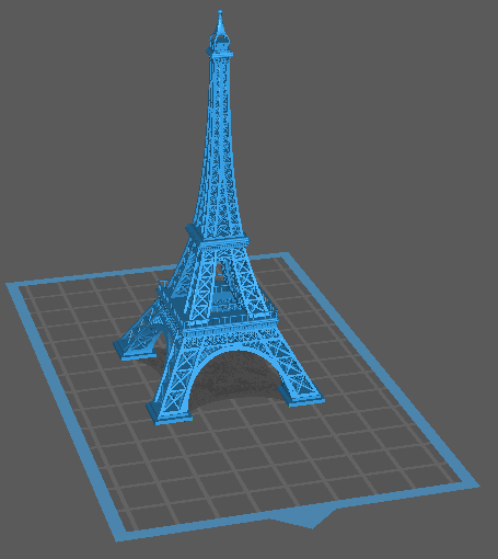 Eiffel Tower in Chitubox