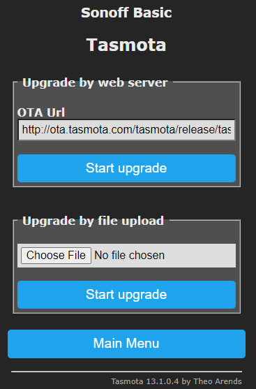 Tasmota original BASIC unit