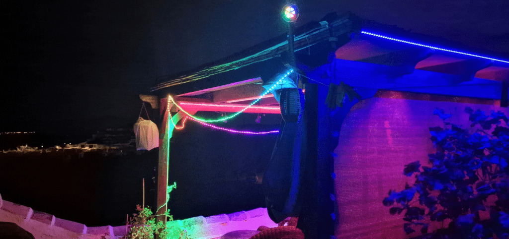 My Xmas colour sequencing LEDS