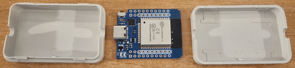 AliExpress box with ESP32 board
