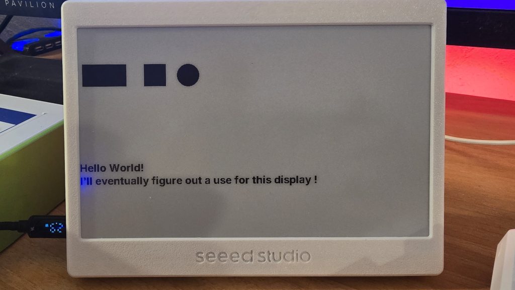 Seeed 7.5" ePaper Display