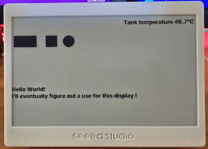 Seeed 7.5" ePaper display