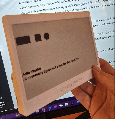Seeed 7.5" ePaper display