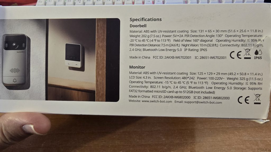 Switchbot Video Doorbell
