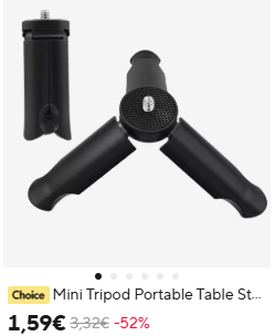 Cheap mini-tripod