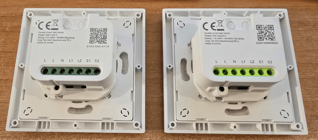 Sonoff Orb-MW2 and Orb-ZBW2  wall switches