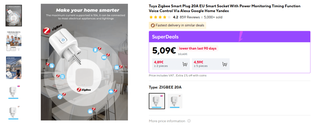 AliExpress confused advert